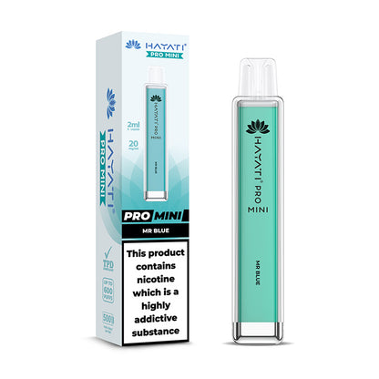 Hayati Pro Mini Disposable Vape Mr Blue