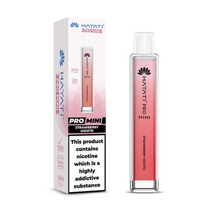 Hayati Pro Mini Disposable Vape Strawberry Mojito