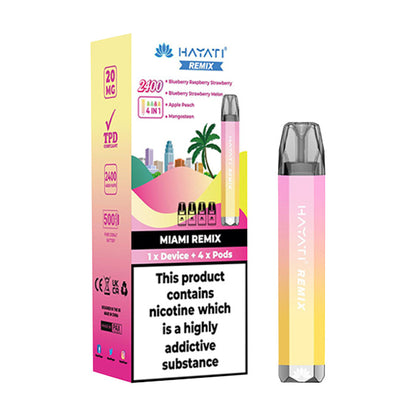 Hayati Remix 2400 Pod Kit Miami