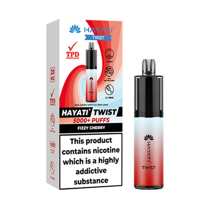 Fizzy Cherry Hayati Twist 5000 Disposable with Box