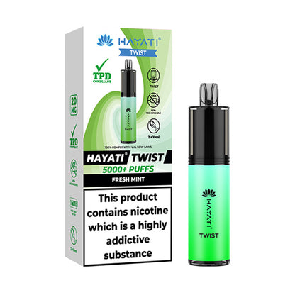 Fresh Mint Hayati Twist 5000 Disposable with Box