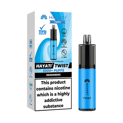 Heisenberg Hayati Twist 5000 Disposable with Box