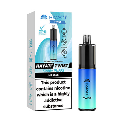 Mr Blue Hayati Twist 5000 Disposable with Box