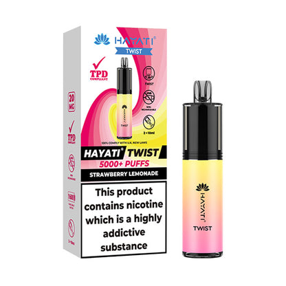 Strawberry Lemonade Hayati Twist 5000 Disposable with Box