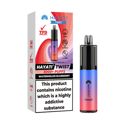 Watermelon Blueberry Hayati Twist 5000 Disposable with Box