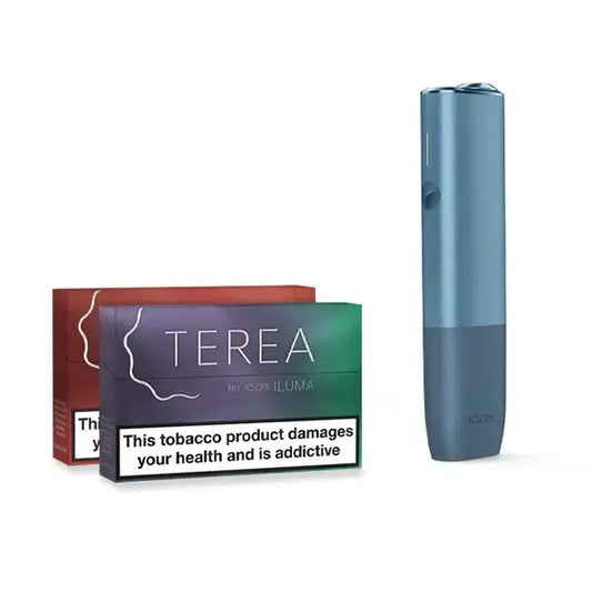 IQOS Iluma One Kit Azure Blue with 2 Free Terea Packs