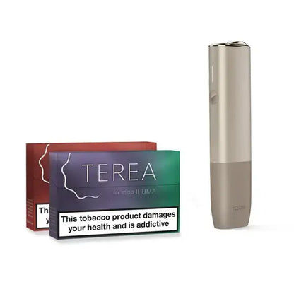 IQOS Iluma One Kit Pebble Beige with 2 Free Terea Packs