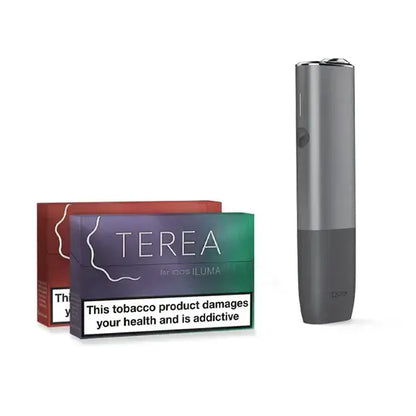 IQOS Iluma One Kit Pebble Grey with 2 Free Terea Packs