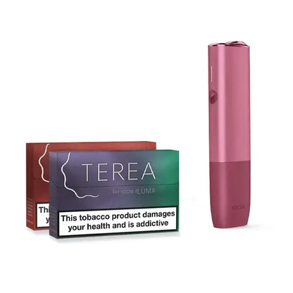 IQOS Iluma One Kit Sunset Red with 2 Free Terea Packs