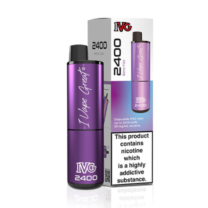 IVG 2400 Disposable Berry Fizz