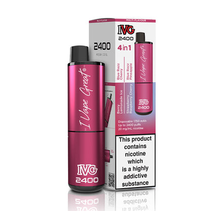 IVG 2400 Disposable Multi Flavour Berry Edition