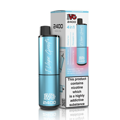 IVG 2400 Disposable Multi Flavour Ice Edition