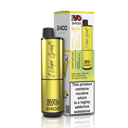 IVG 2400 Disposable Multi Flavour Lemon Edition