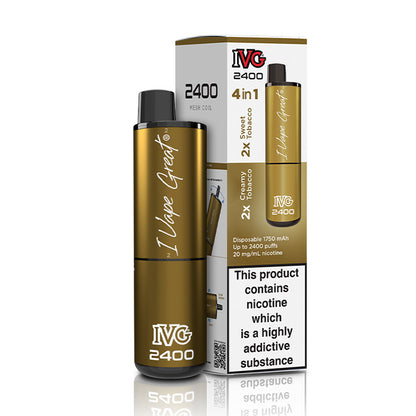 IVG 2400 Disposable Multi Flavour Tobacco Edition