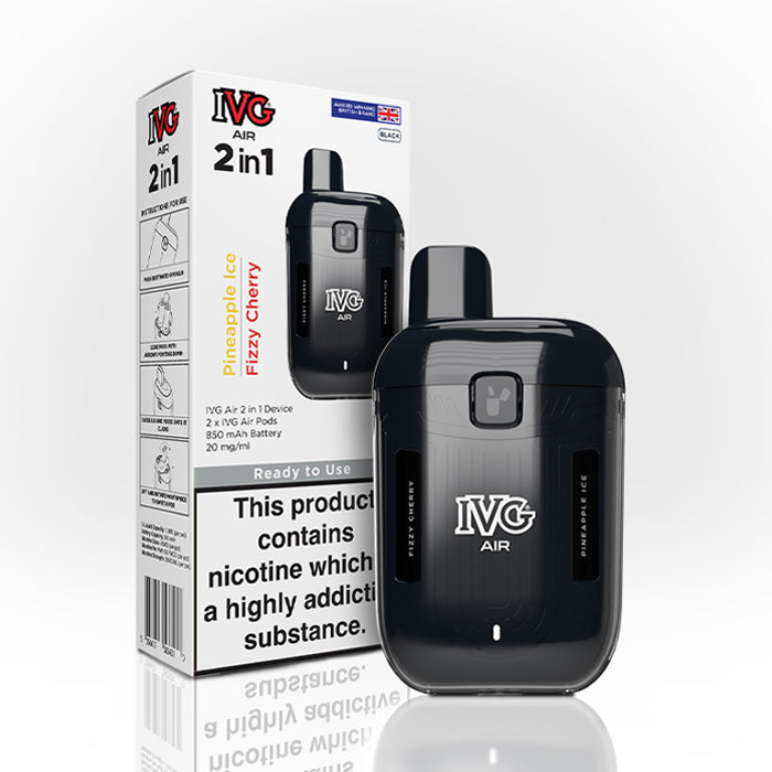 IVG 2 in 1 Vape Kit Black Edition