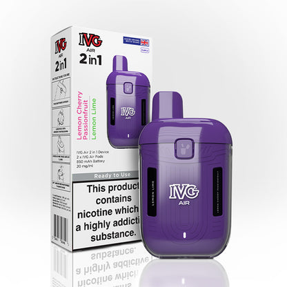 IVG 2 in 1 Vape Kit Purple Edition