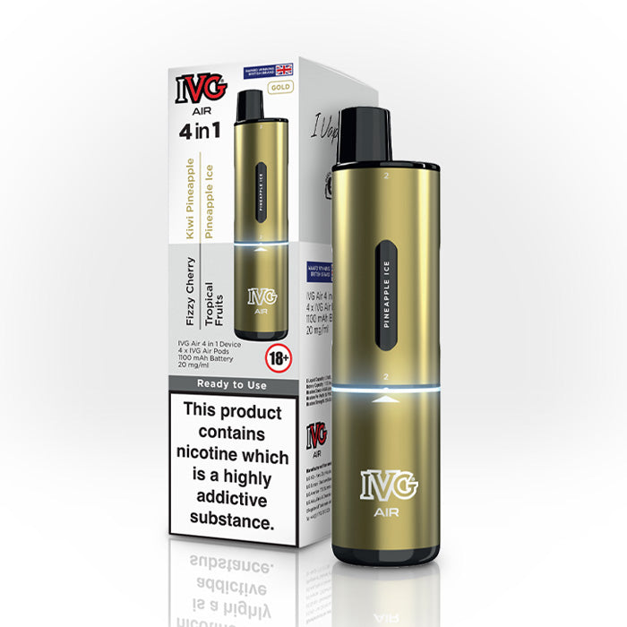 IVG Air 4 in 1 Vape Kit Gold Edition