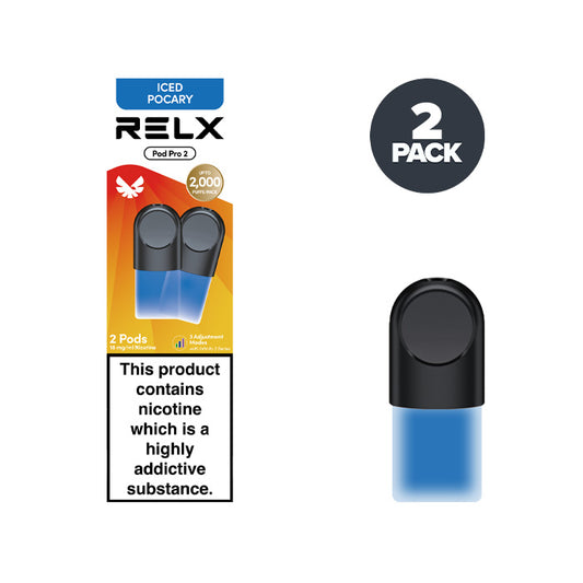 Iced Pocary RELX Pod Pro 2 Pre-filled Pod and Box