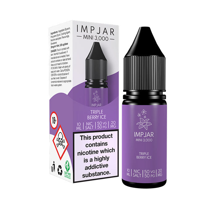 Impjar Mini 10ml Nic Salt E-Liquid Triple Berry Ice