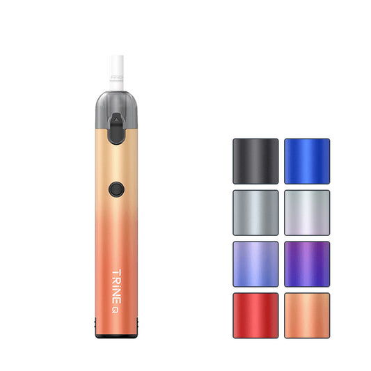 Innokin Trine Q Pod Kit with eight boxes showing all available colours