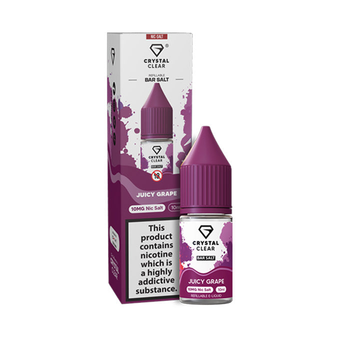 Juicy Grape Nicotine Salt by Crystal Clear