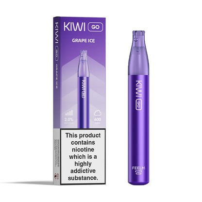 Kiwi Go Disposable Vape Grape Ice