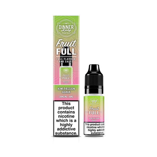 Kiwi Passion Guava Salt by Dinner Lady Fruit Full Bar Salts