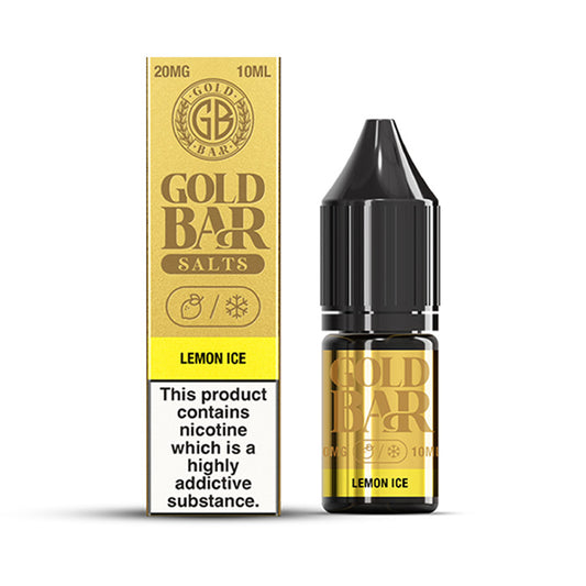 Lemon Ice 10ml Nic Salt E-Liquid by Gold Bar