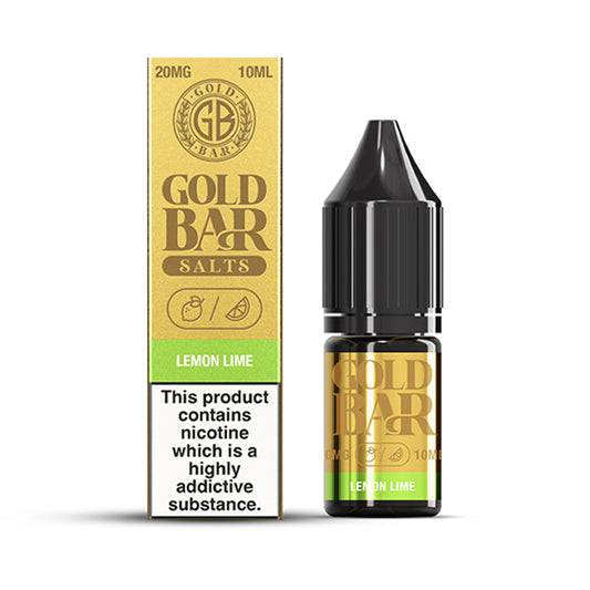 Lemon Lime 10ml Nic Salt E-Liquid by Gold Bar