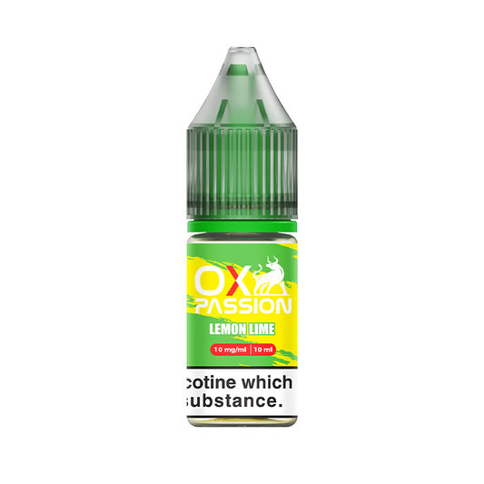 Lemon Lime 10ml Nic Salt E-Liquid by OXVA Ox Passion