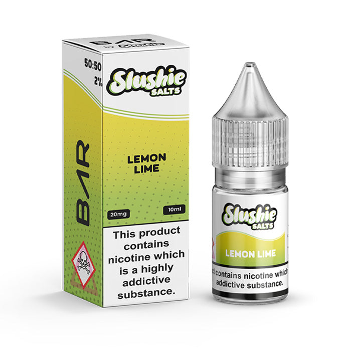 Lemon Lime 10ml Nic Salt E-Liquid by Slushie Bar Salts