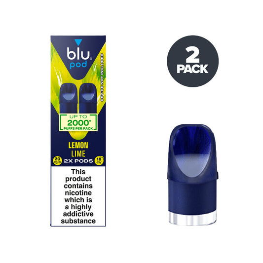 Lemon Lime Blu Bar Pre-filled Pod and Box