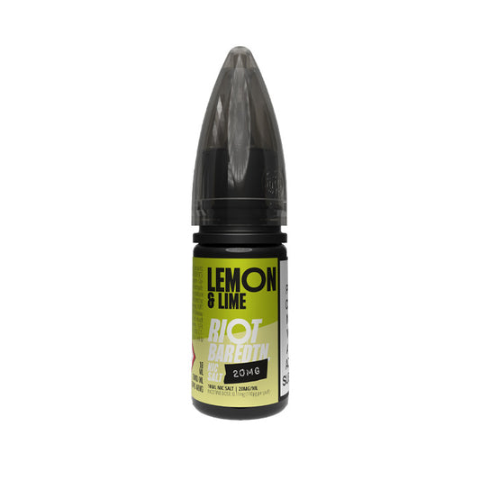 Lemon Lime Nic Salt E-Liquid by Riot Bar Edtn