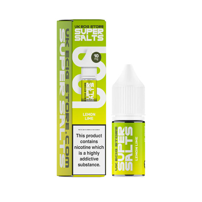 Lemon Lime Nic Salt E-Liquid by UK Ecig Store Super Salts