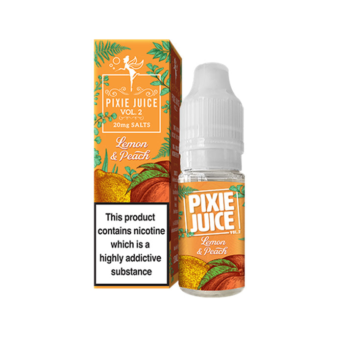 Lemon & Peach Nicotine Salt by Pixie Juice Vol II