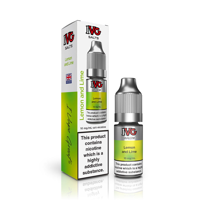 Lemon & Lime 10ml Nic Salt E-Liquid by IVG