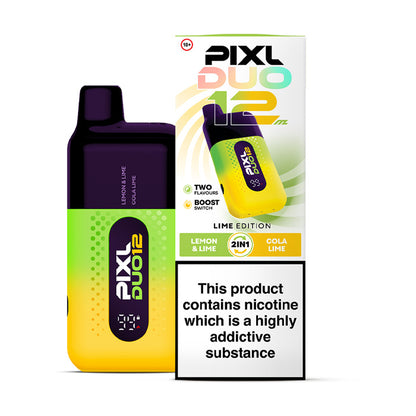 Lime Edition PIXL Duo 12 Disposable Vape Kit