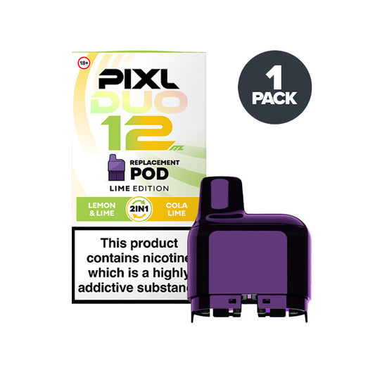 Lime Edition Pixl Duo 12 Prefilled Pods