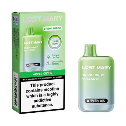 Lost Mary BM600 Turbo Disposable Vape Apple Cider