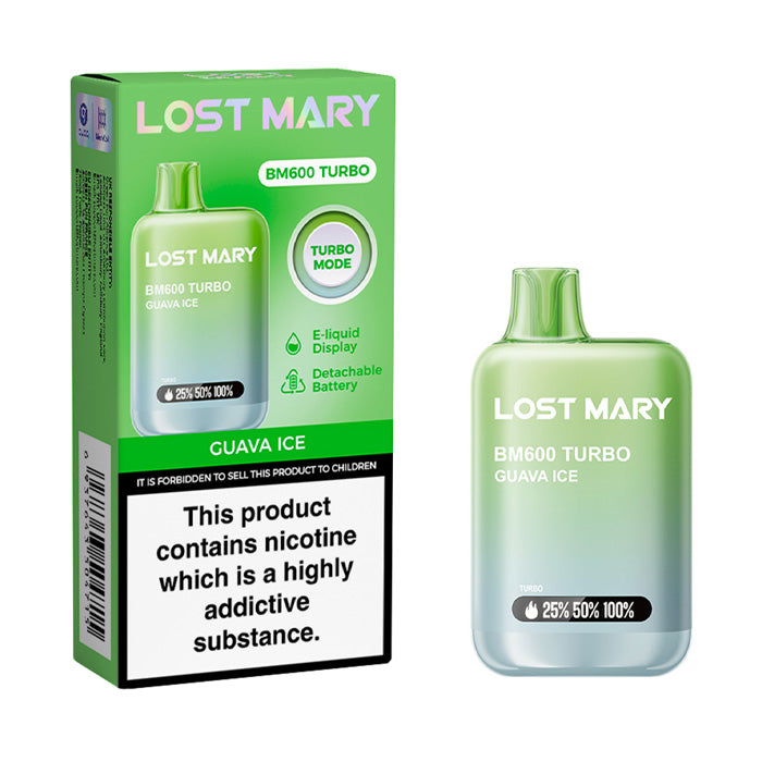 Lost Mary BM600 Turbo Disposable Vape Guava Ice