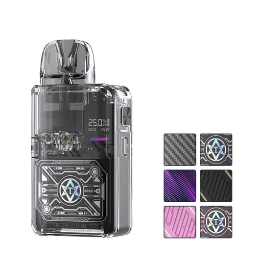 Lost Vape Thelema Elite Art 40 Pod Kit with 6 squares showing all available colours