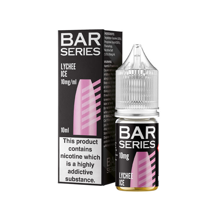 Lychee Ice 10ml Nic Salt E-Liquid by Bar Series