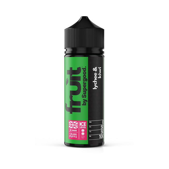 Kiwi & Lychee 100ml Shortfill E-Liquid by Supergood Fruit