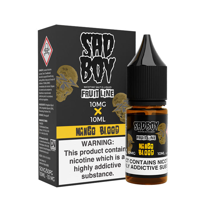 Mango Blood Nic Salt E-Liquid By Sadboy