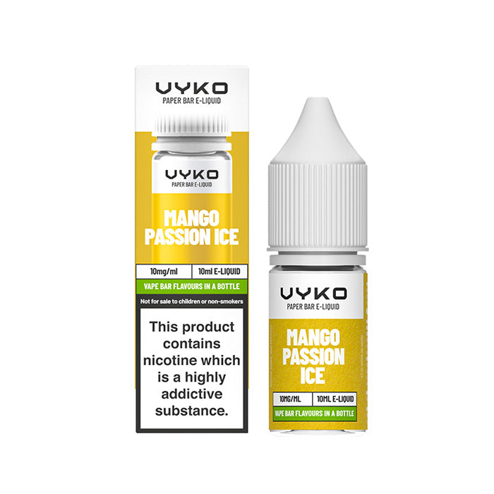 Mango Passion Ice 10ml Nic Salt by VYKO Bar