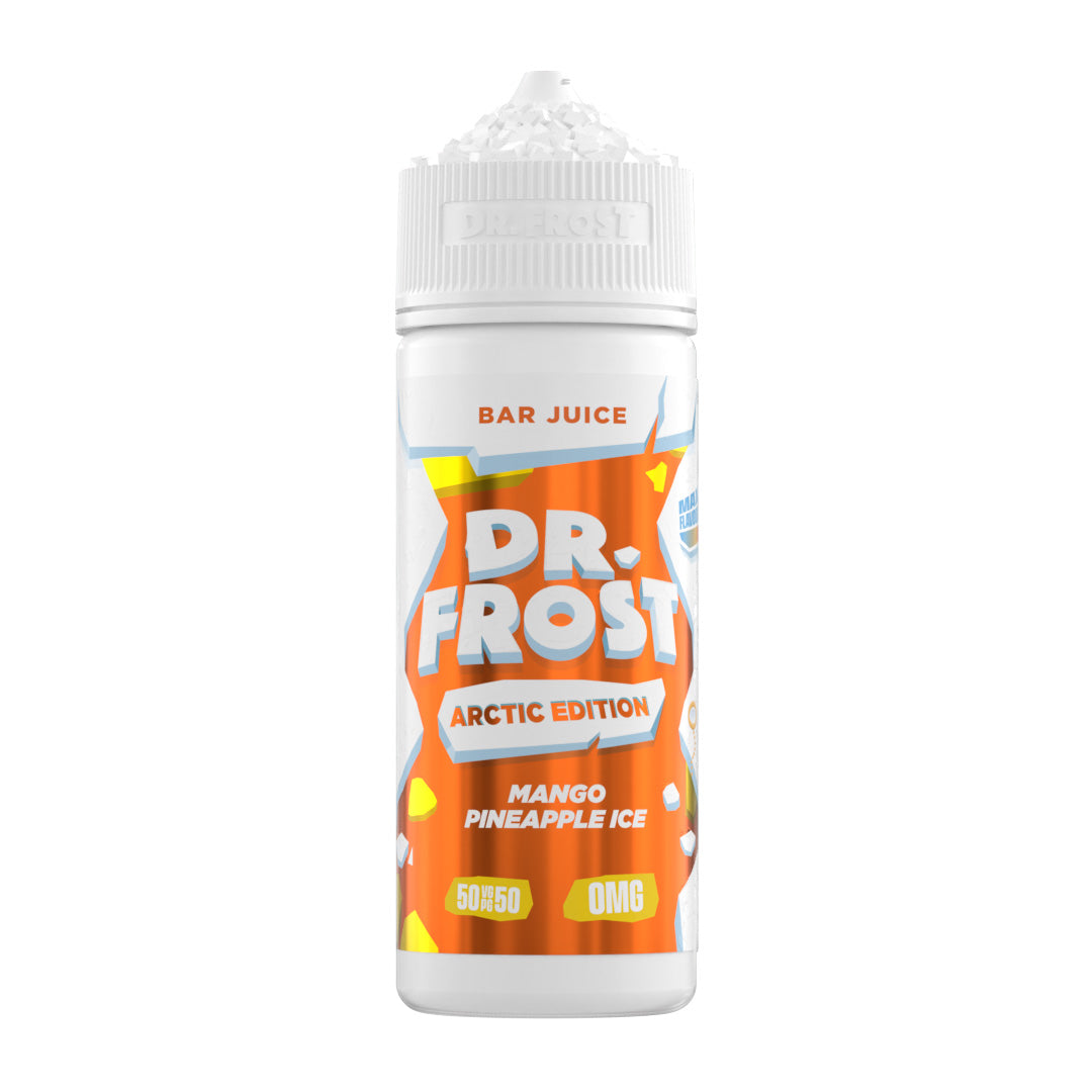 Mango Pineapple Ice 100ml Shortfill E-Liquid by Dr Frost Arctic Edition