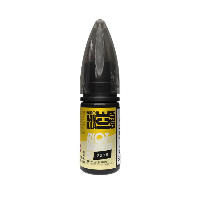 Mango Vanilla Ice Cream Nic Salt E-Liquid by Riot Bar Edtn