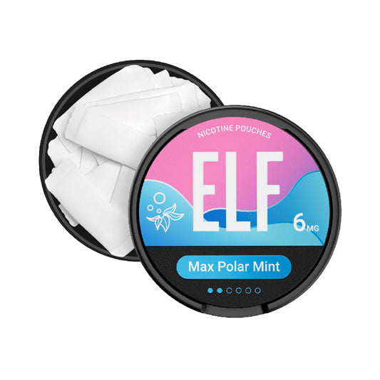 Max Polar Mint Elf Bar Nicotine Pouches 6mg