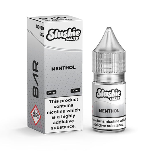 Menthol 10ml Nic Salt E-Liquid by Slushie Bar Salts