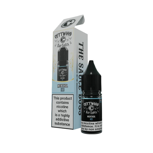 Menthol Ice 10ml Nic Salt E-Liquid by Cuttwood Bar Salts